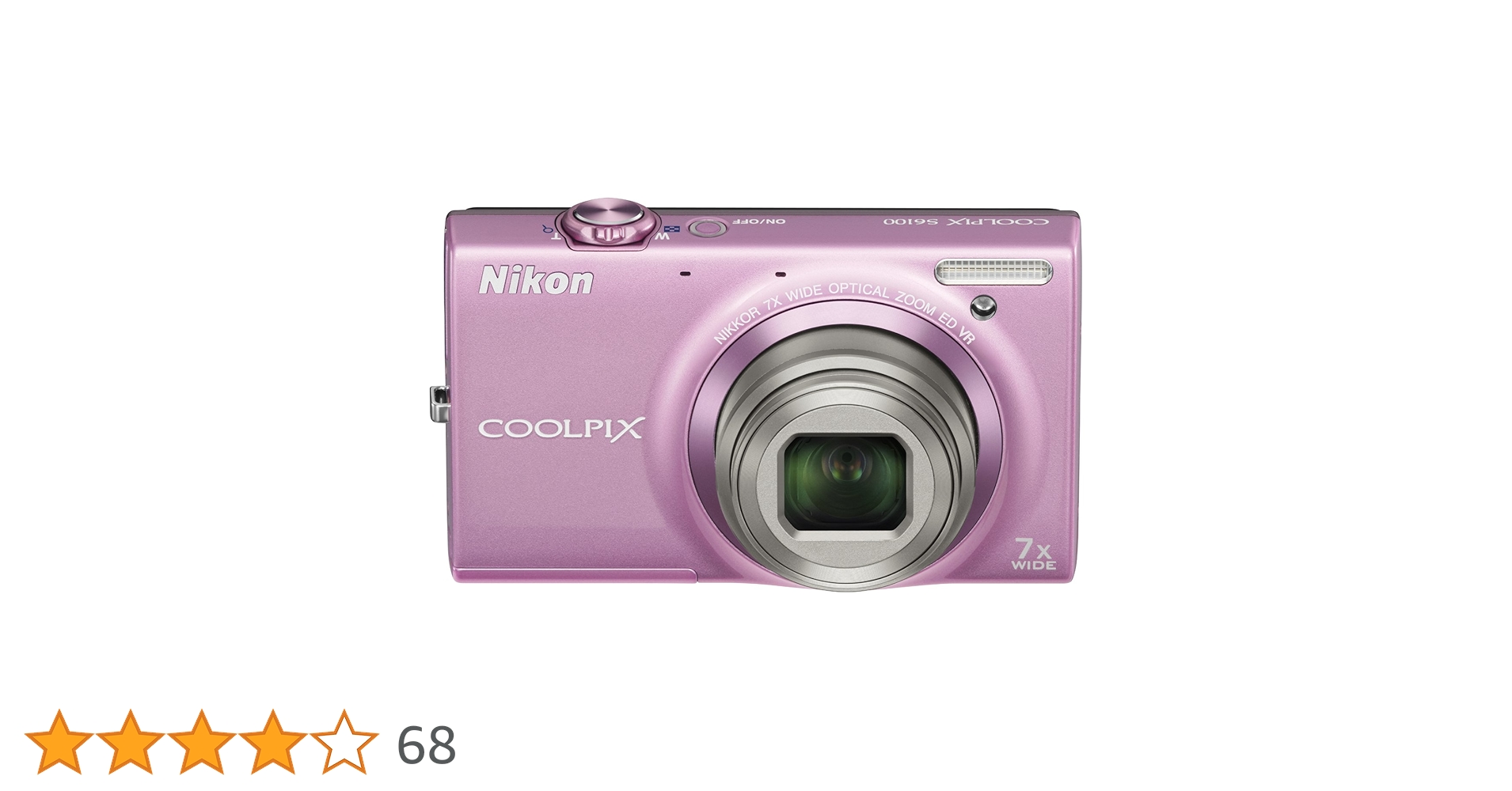 Nikon デジカメ クールピクスs6100 パープル色本体 ジャンク品 Nikon