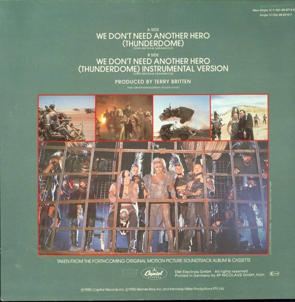 Amazon.com: Tina Turner - We Don't Need Another Hero (Thunderdome