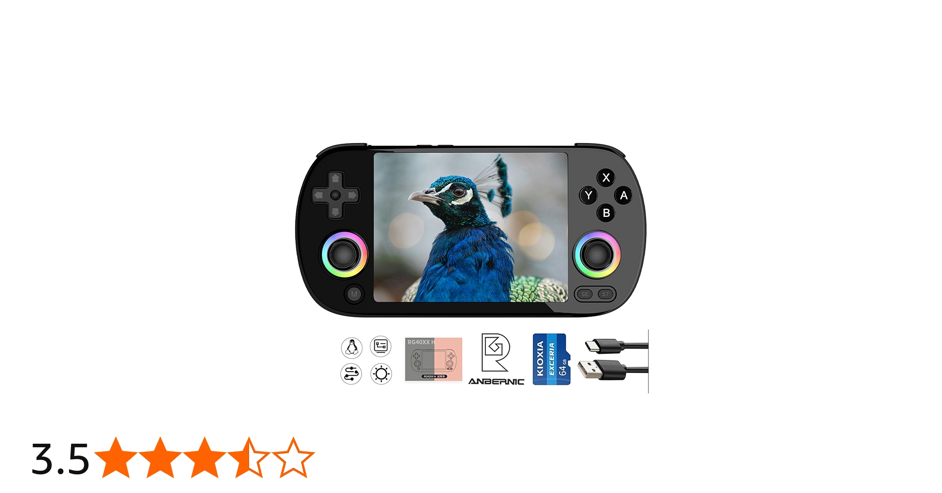 Amazon | ANBERNIC RG40XXH ポータブルゲーム機 5G WiFi 4.2 Bluetooth