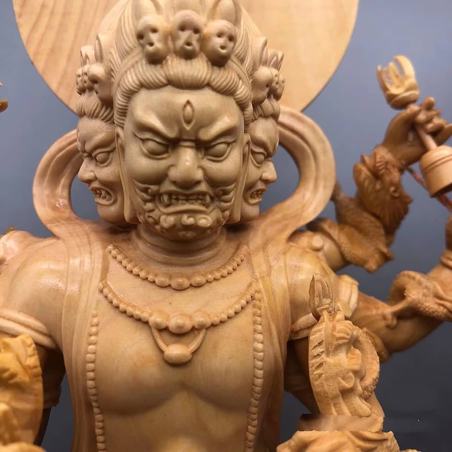 Amazon｜烏枢沙摩明王像 仏像 トイレの神様 災厄除け 開運 トイレ 便所