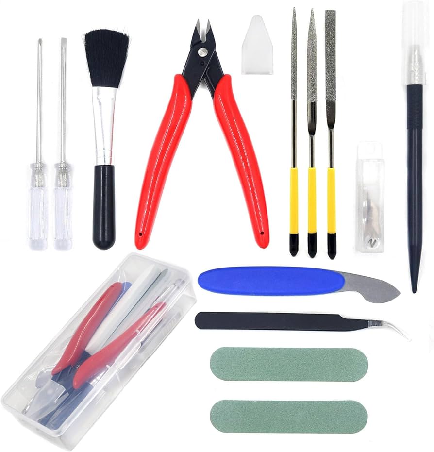 Amazon | プラモデル工具 14点セット 初心者向き 入門用ツールセット