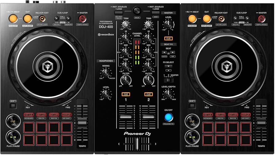 Amazon.com: Pioneer DDJ-400 Rekordbox DJ Controller+Monitors +