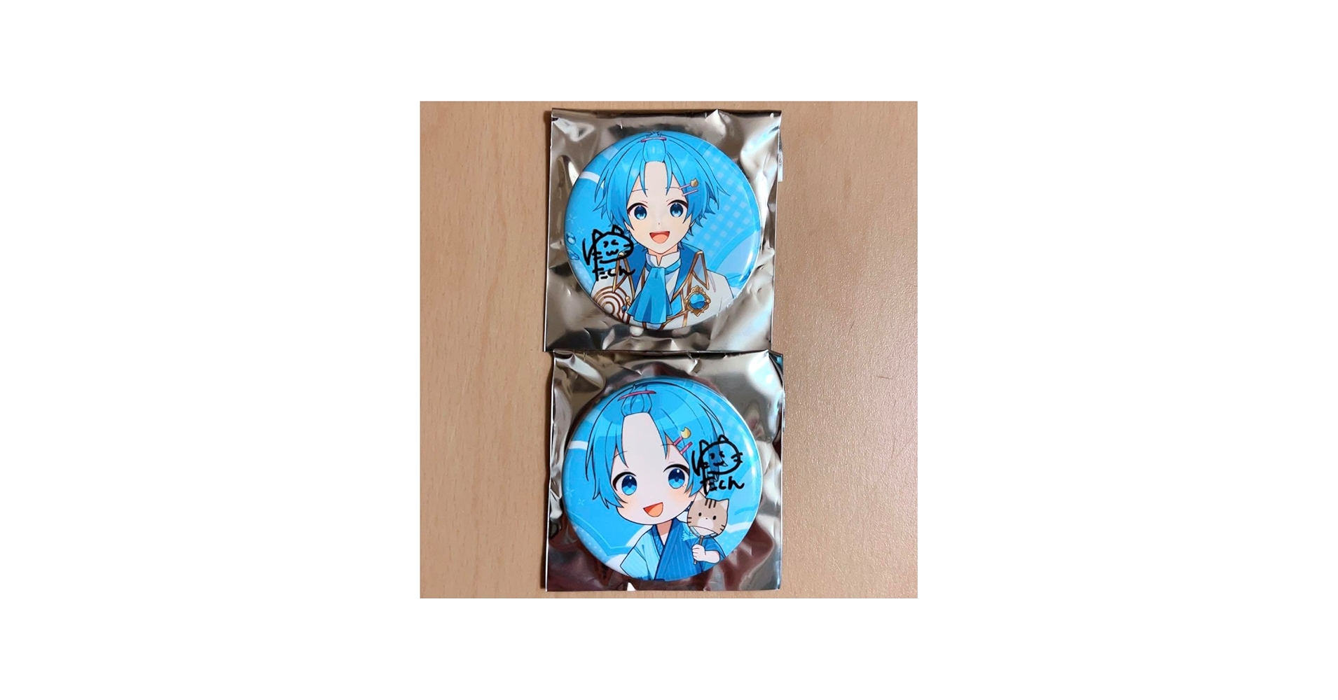 Amazon.co.jp: 20日 まぎすと ゆたくん 直筆サイン入り缶バッジ