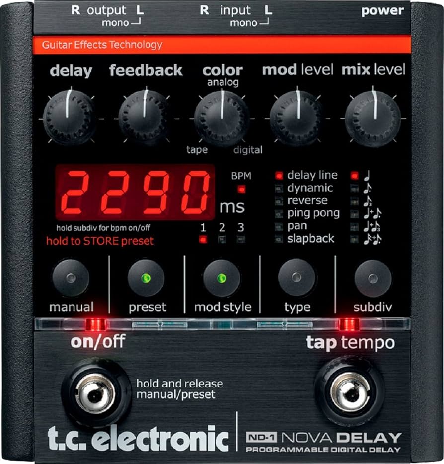 Amazon | tc electronic プログラマブル ディレイ ND-1 NOVA DELAY