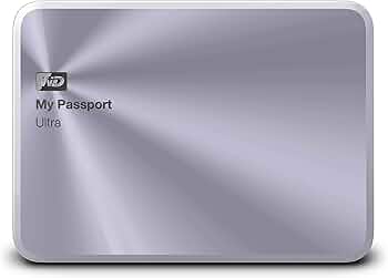 Amazon.com: WD 2TB Silver My Passport Ultra Metal Edition Portable