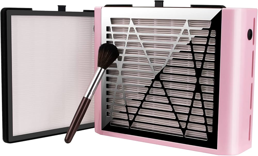 Amazon.com: BRANTMAKER Nail Dust Collector with Brush and 2