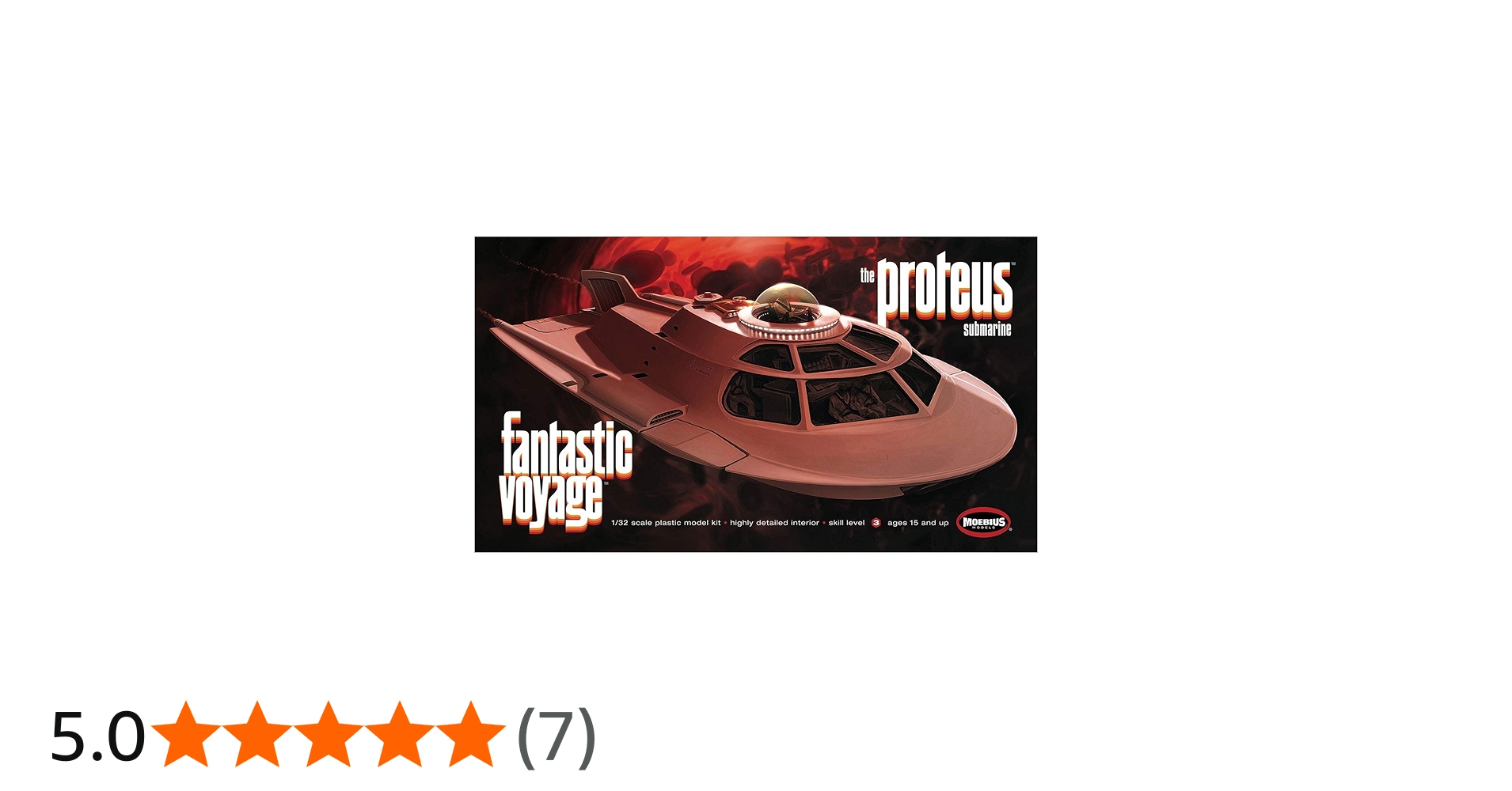 Amazon | メビウス 1/32 ミクロの決死圏 特殊潜航艇プロテウス号