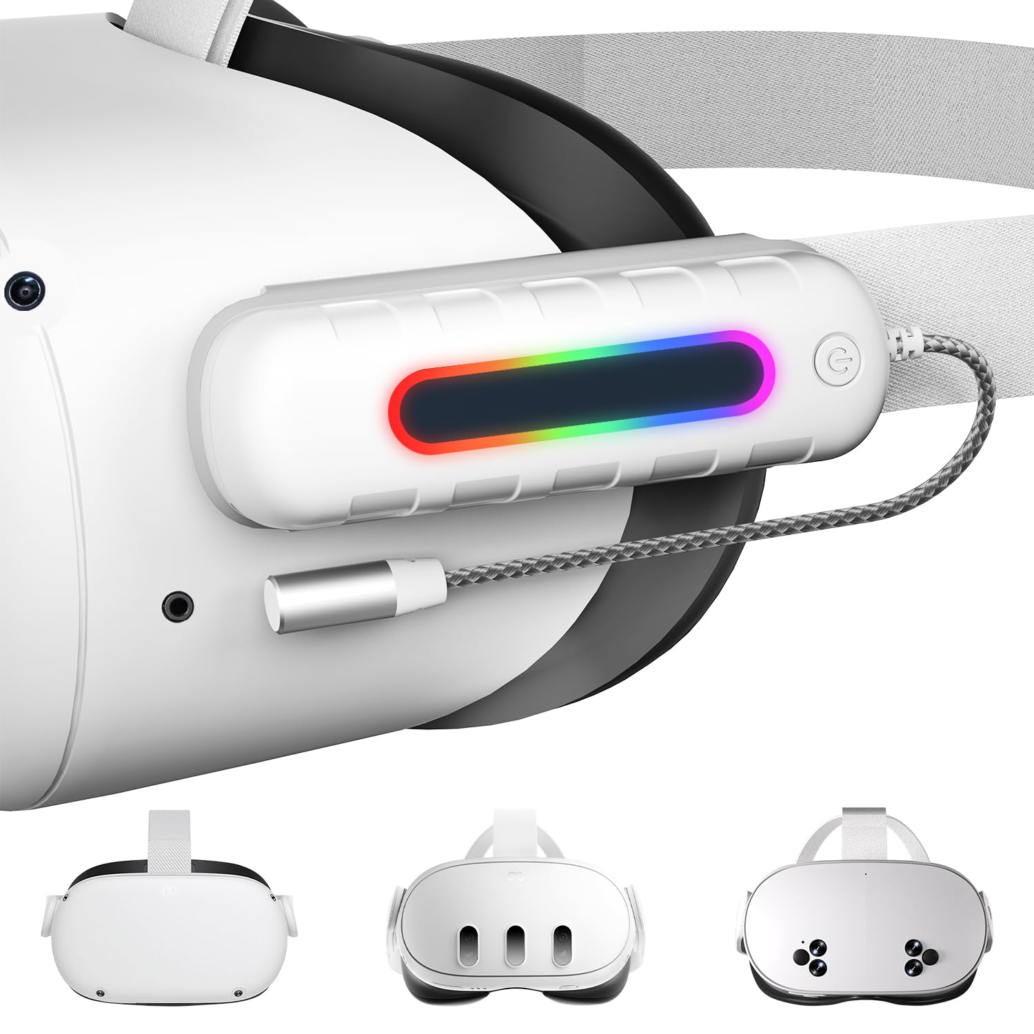 Amazon.com: Saqico Battery Pack for Meta Quest 2/3/3s, 5000mAh