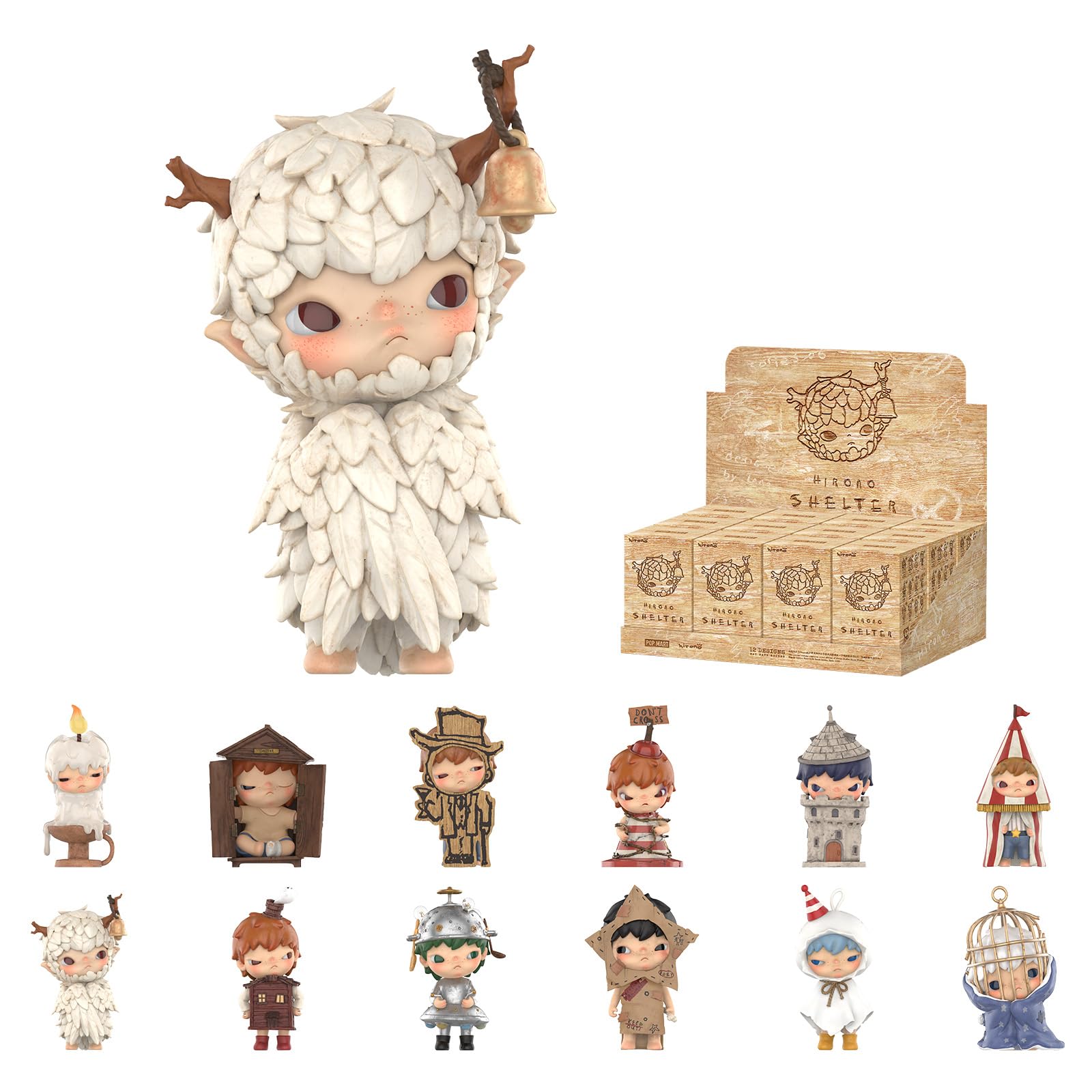 Amazon.co.jp: POP MART ヒロノシェルターシリーズフィギュア 12ピース