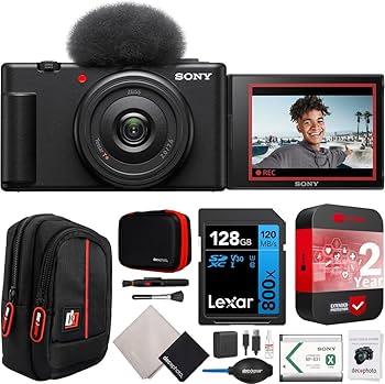 Amazon.com : Sony ZV-1F Vlog Camera | Official Sony USA Partner