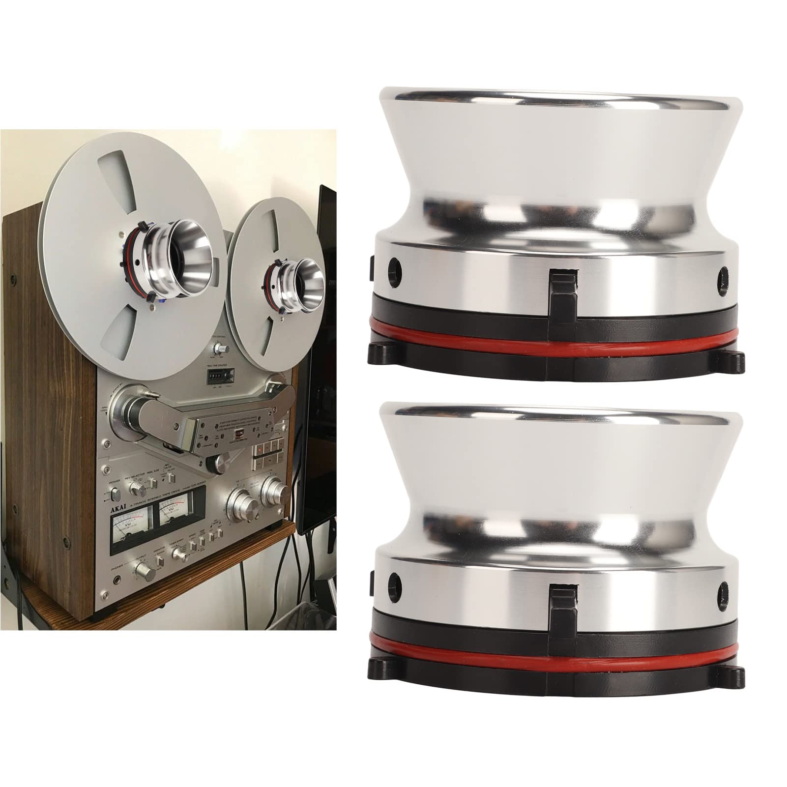 Amazon.com: Nab Reel Hub Adaptors for 10in Reel to Reel Tape