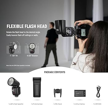 Amazon.com : NEEWER Z2PRO-N 2.4G TTL Round Head Flash Speedlite