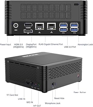 MINISFORUM EliteMini X500 AMD Zen 3 Mini PC; Ryzen 7 5700G; Radeon