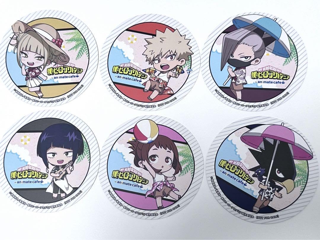 Amazon｜アニメイトカフェ 特典コースター6枚セット コラボカフェ