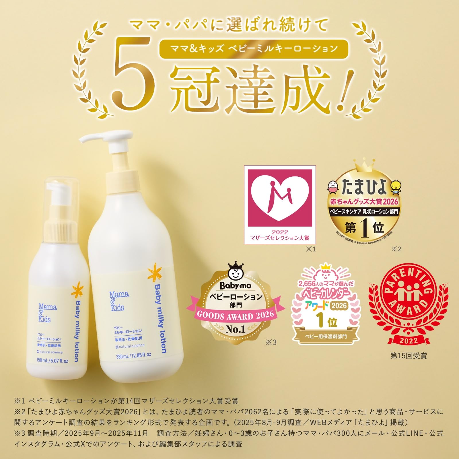 Amazon.co.jp: Mama & Kids (Official) Baby Milky Lotion, Economical