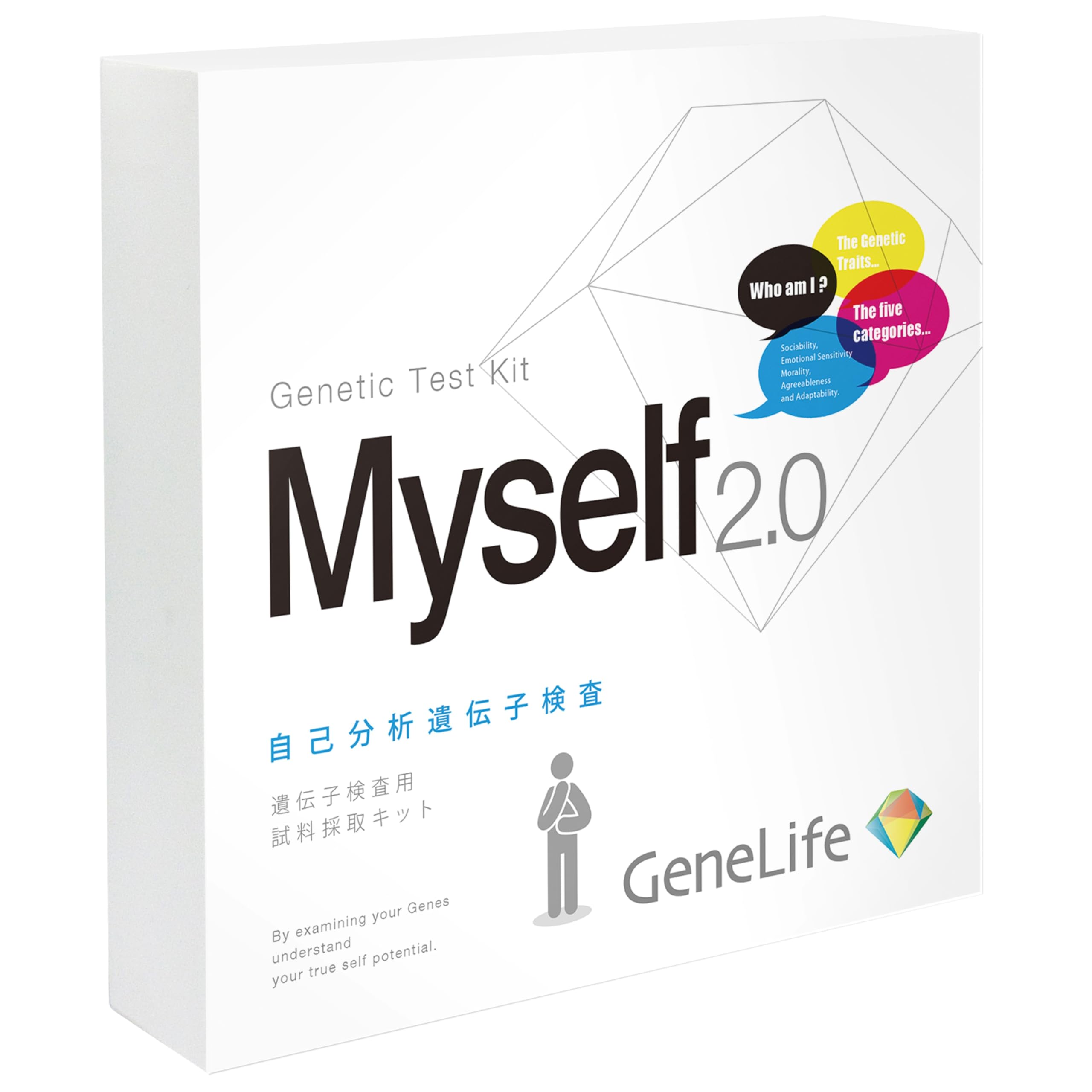 Amazon | [GeneLife Myself2.0] 自己分析遺伝子検査/自分を見つめなお