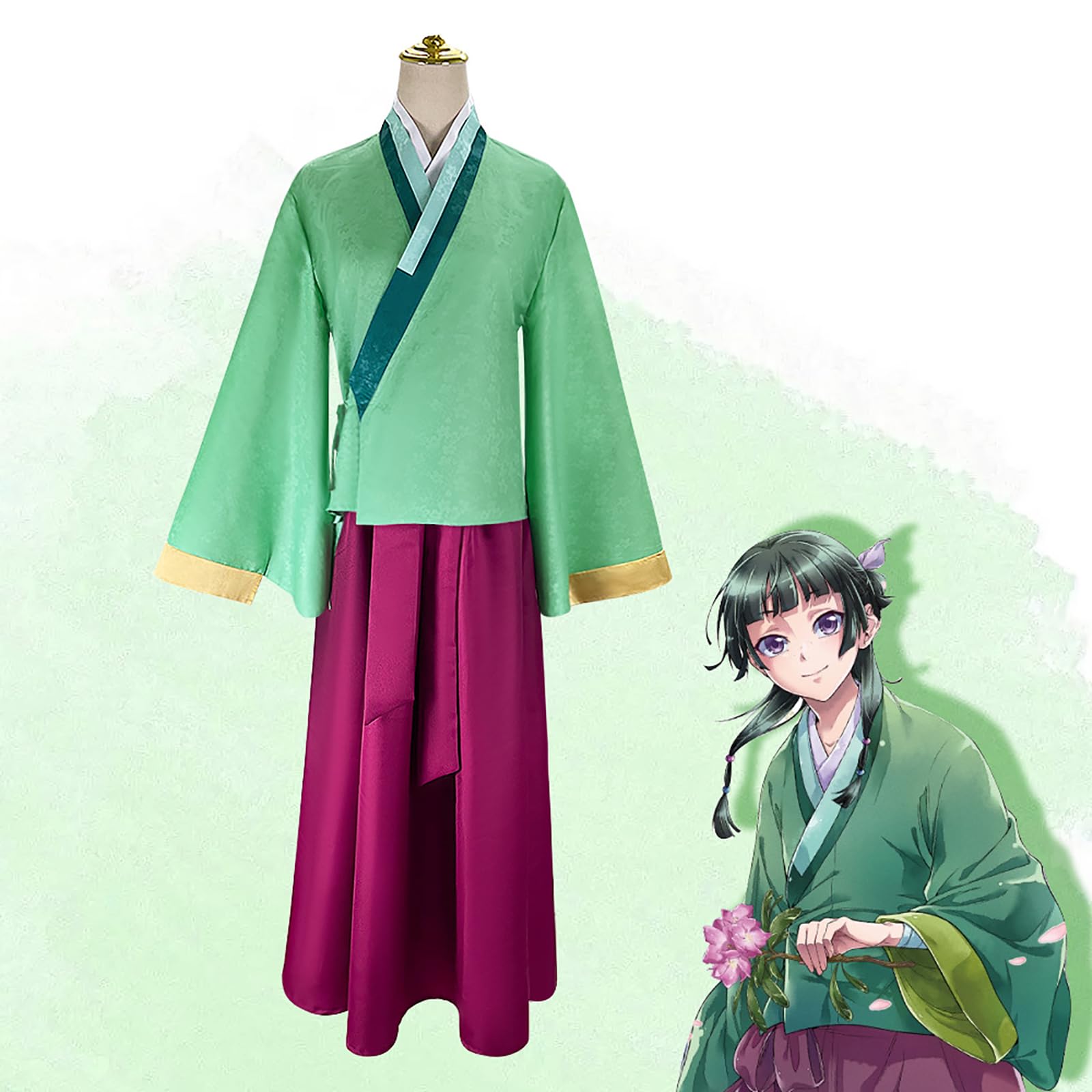 Amazon.co.jp: [HAOJEE]薬屋のひとりごと コスプレ 衣装 猫猫 ウィッグ