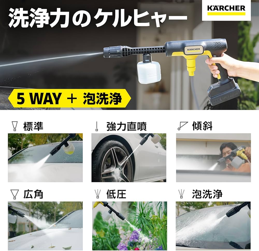 Amazon | 【Amazon.co.jp限定】ケルヒャー(Karcher) コードレス高圧