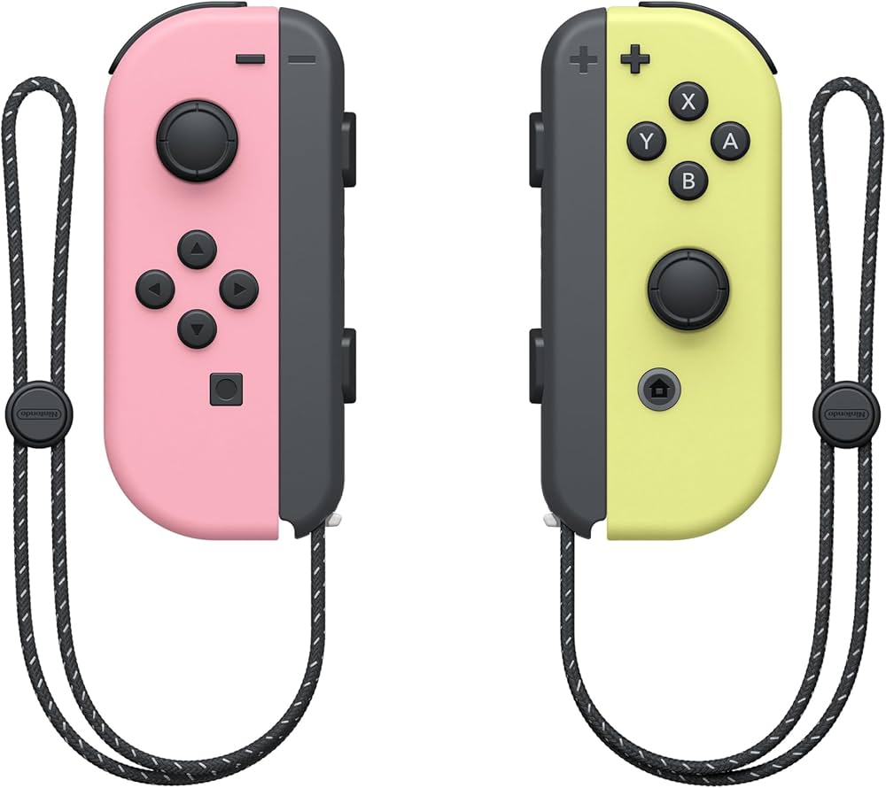 Joy-Con Pair Pastel Pink/Pastel Yellow (Nintendo Switch) : Amazon