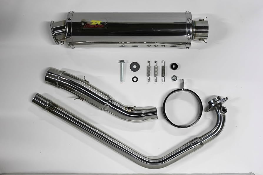 Amazon | リアルイズ GSX-R125 バイクマフラー 8BJ-DL32D 22Racing