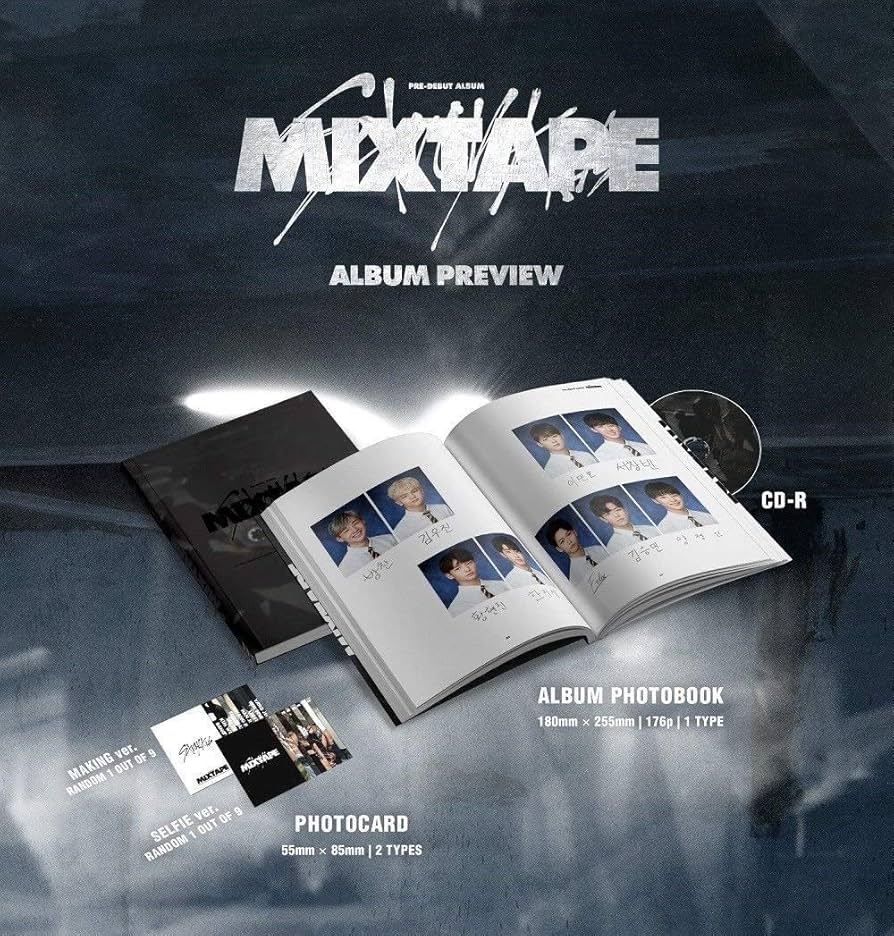 Amazon.com: STRAY KIDS - Mixtape (Debut Album) CD+Extra Photocards