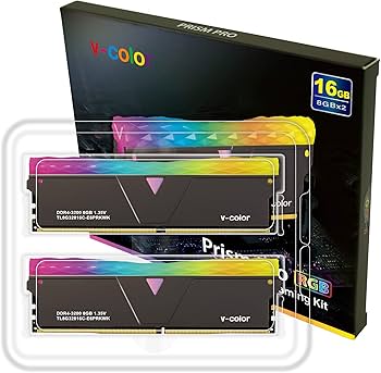 Amazon | v-color Hynix IC デスクトップPC用 ゲーミングメモリ Prism