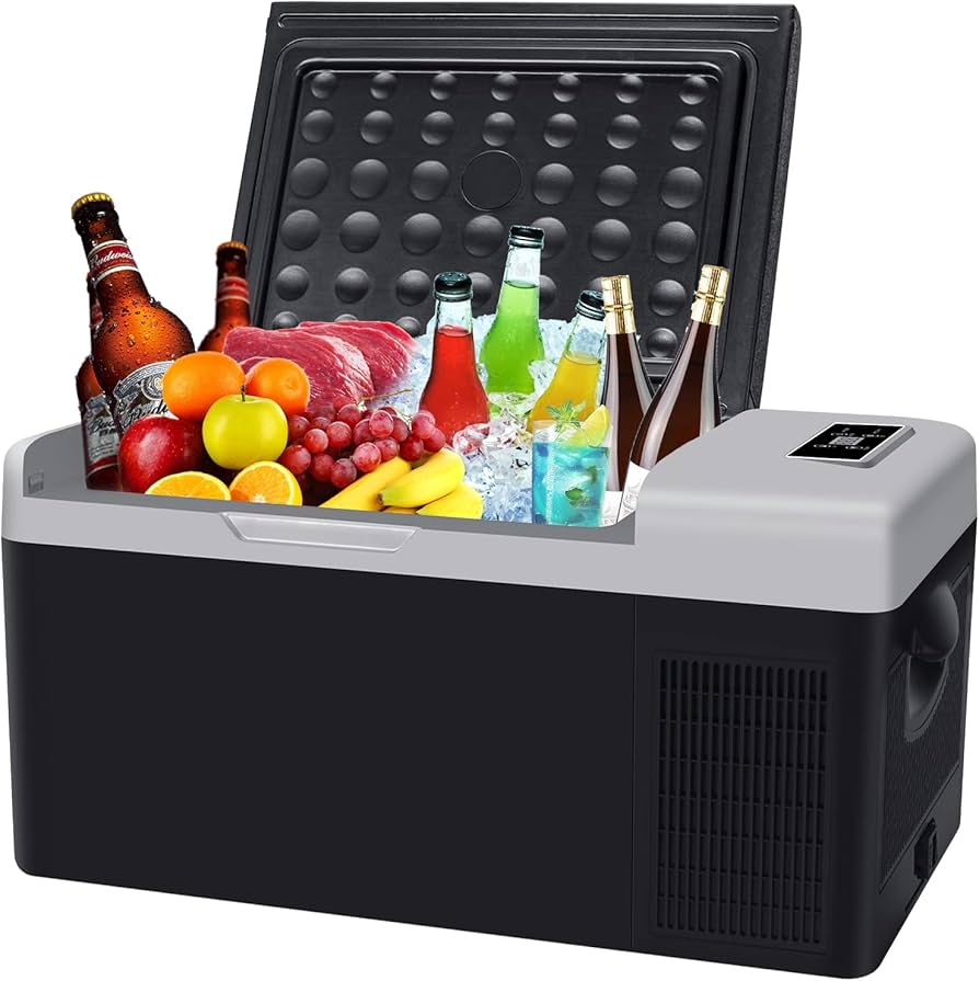 Amazon.co.jp: Sumeriy 車載冷蔵庫 18L -20℃～20℃ 急速冷凍 2WAY電源