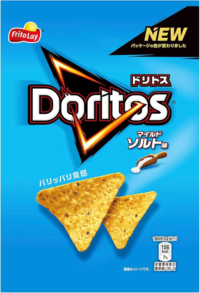 Amazon.co.jp: ジャパンフリトレー ドリトス マイルドソルト味 65g×12