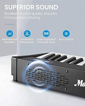 Amazon.co.jp: Moukey 電子ピアノ 88鍵盤 キーボード セット セミ