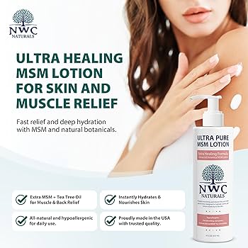 Amazon.com: NWC Naturals UltraPure MSM Lotion All Natural