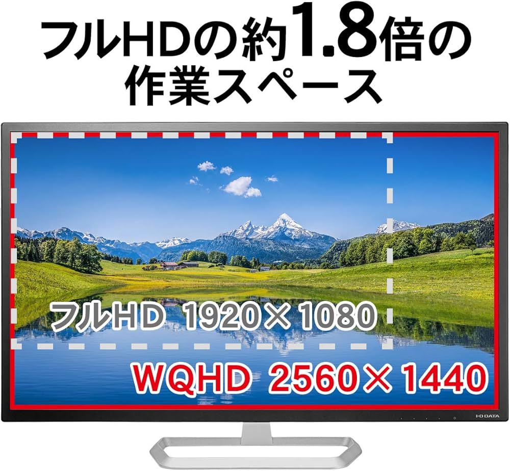 Amazon.co.jp: I-O DATA モニター 31.5インチ WQHD ADSパネル HDMI×3