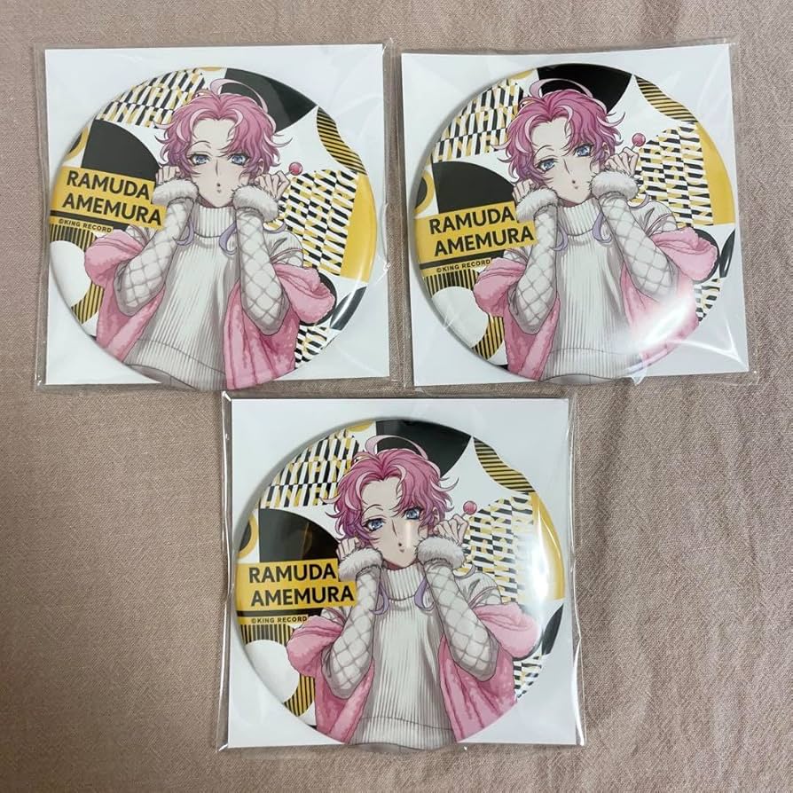 Amazon.co.jp: ヒプノシスマイク EW04 飴村乱数 缶バッジ 3個セット