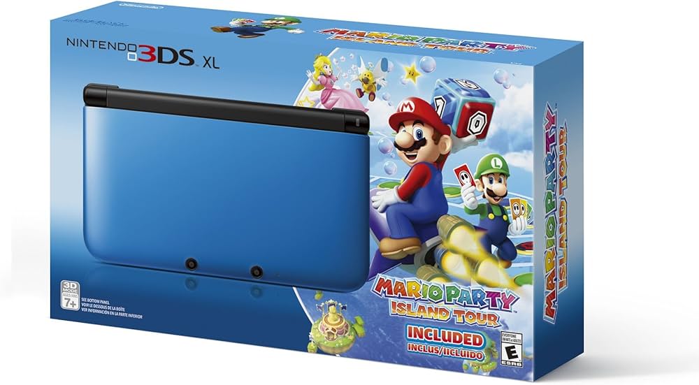 Amazon.com: Nintendo 3DS XL Blue/Black Limited Edition with Mario