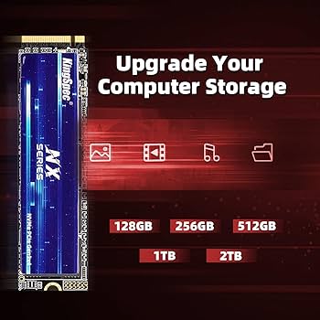Amazon.com: KingSpec NX Series 512GB Gen3x4 NVMe M.2 SSD, Up to