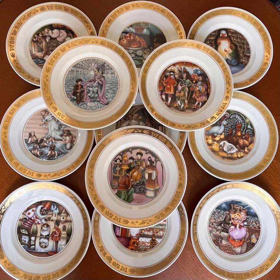 Amazon.co.jp: 品ロイヤルコペンハーゲンアンデルセン絵皿