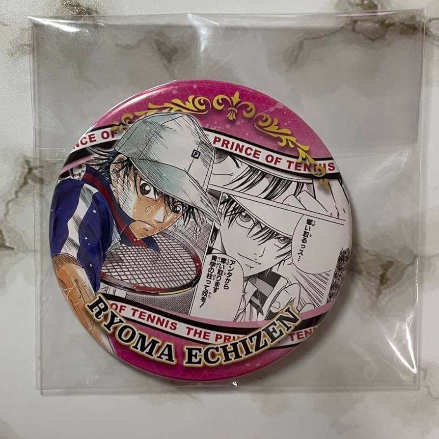 テニスの王子様 テニプリ 新テニ 大原画展 越前リョーマ 缶バッジ