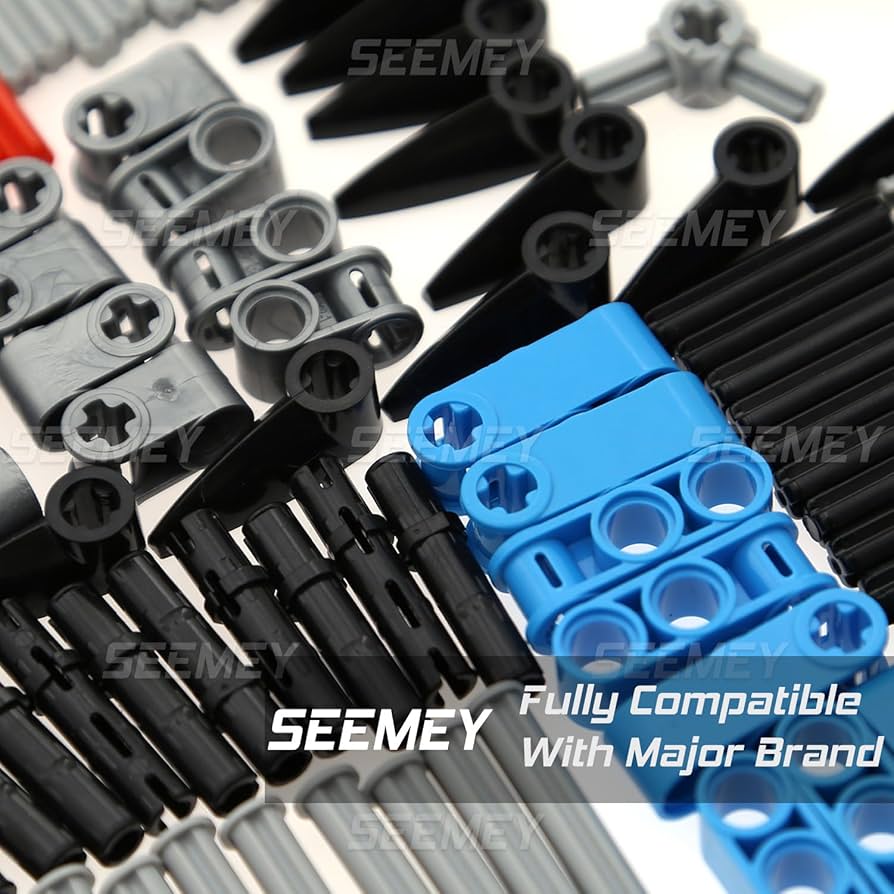Amazon.com: SEEMEY 884 Pieces Axle Chain Link Connectors Bricks