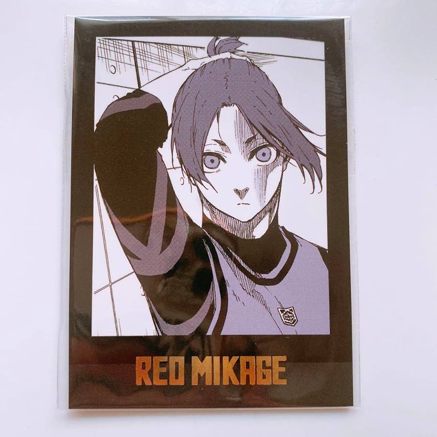 Amazon.co.jp: ブルーロック ブルロ 御影玲王 モノクロカード 箔押し