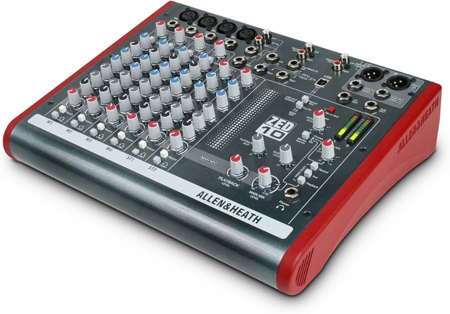 Amazon | ALLEN&HEATH USB搭載 コンパクト・ミキサー ZED-10 | DJ