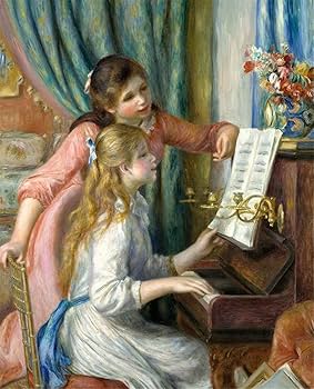 Amazon | 有名な画家ピエール・オーギュスト・ルノワールの作品-ピアノ