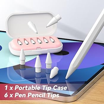 Amazon.co.jp: Apple Pencil用交換用チップ 6個パック ニードル