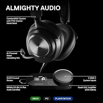 Amazon.com: SteelSeries Arctis Nova Pro Multi-System Gaming