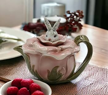 vintage pot ୨୧ * 蒼い鳥の mini テリーヌポット vintage pot ୨୧