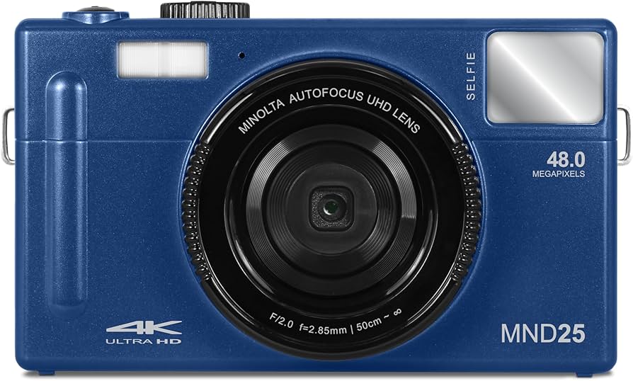 Amazon.com : Minolta 48MP Autofocus Digital Camera with Selfie