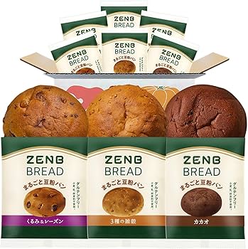 Amazon | 【糖質オフの豆粉パン】ZENB ゼンブ ブレッド グルテンフリー