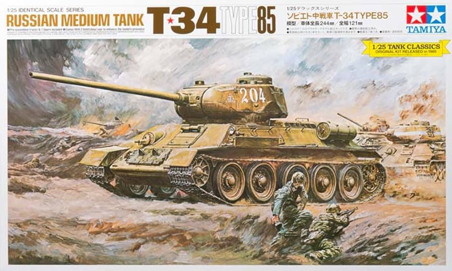 Amazon | タミヤ スケール限定シリーズ 1/25 ソビエト 中戦車 T-34