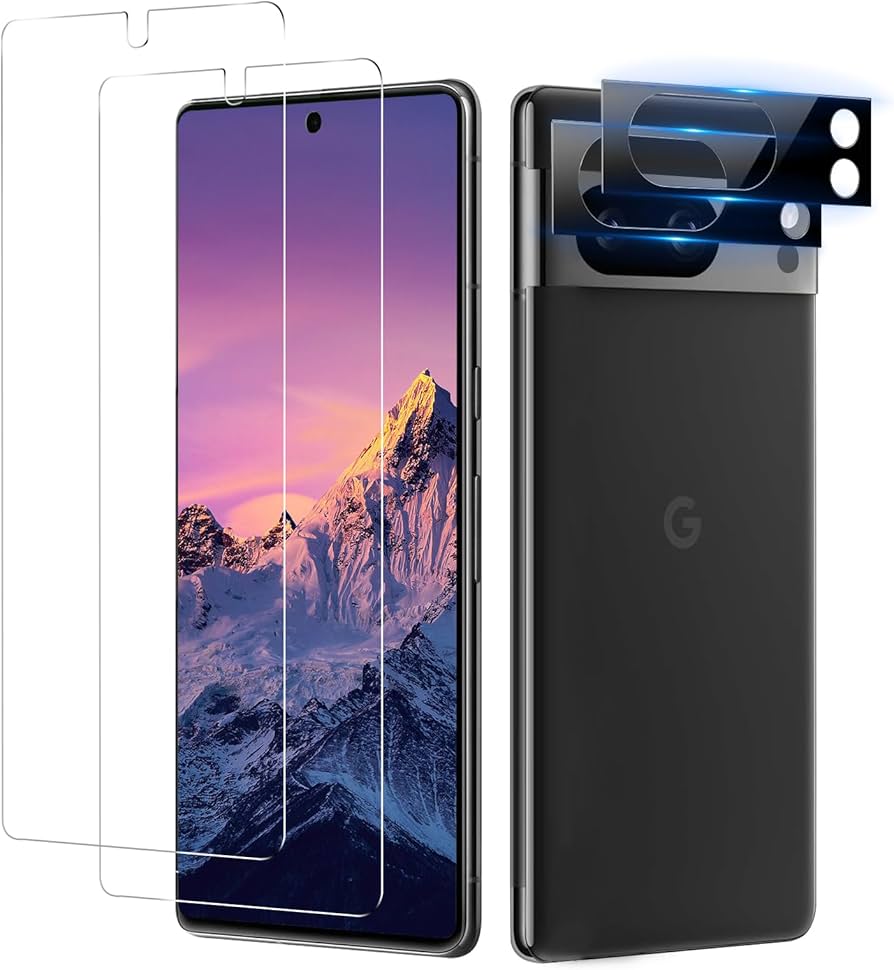 Amazon | Google Pixel 8 pro ガラスフィルム (2枚) + カメラフィルム