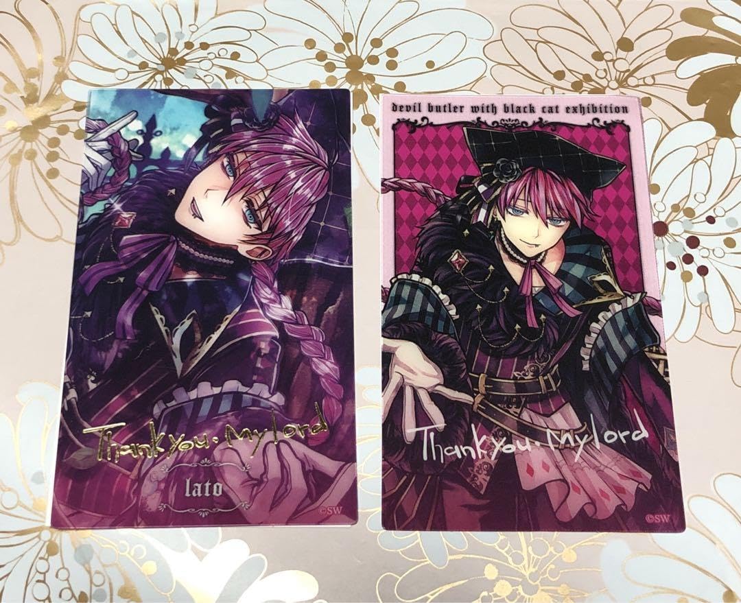 Amazon.co.jp: あくねこ展 ラト クリアカード 箔押し ノーマル 悪魔