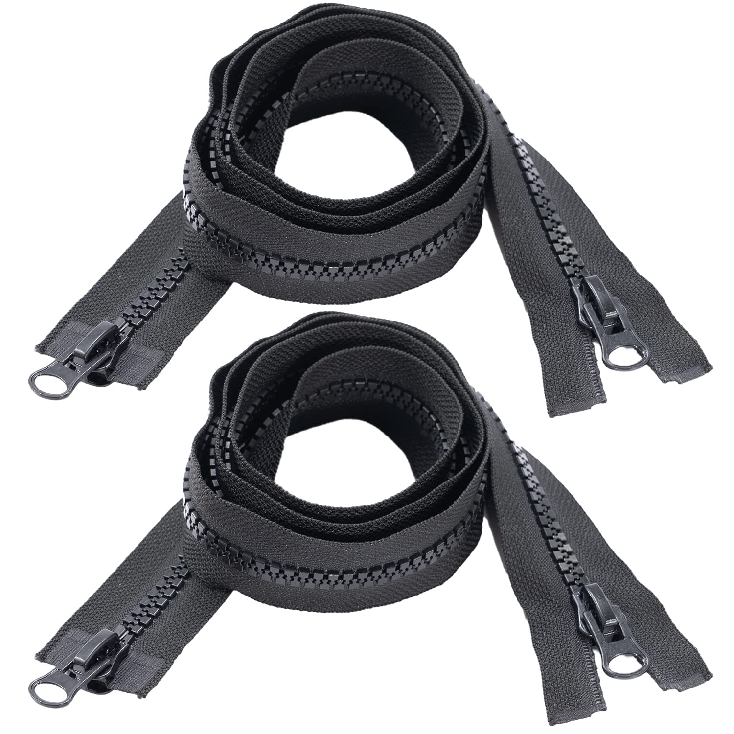 Amazon.co.jp: 【BAXON】 樹脂ファスナー 2本セット 100cm 8号