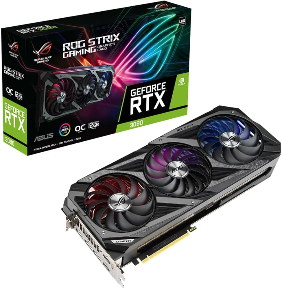 Amazon | ASUS RTX3080 搭載 トリプルファン ビデオカード 12GB ROG